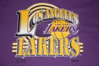 Los Angeles Lakers T Shirt Vintage 90s NBA Basketball XL