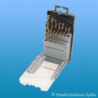 Kraftwerk ® Kassette Edelstahlbohrer Set Metallbohrer Bohrer HSS-E Co 5 DIN338N