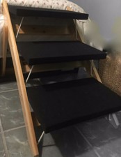 Dog Stairs Pet Ramp Wooden Portable Step Folding Heavy Duty Ladder Bed Steps New