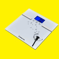 LCD Multi Analyse Personen Waage / Körperfettwaage / bis 150kg  / Glas