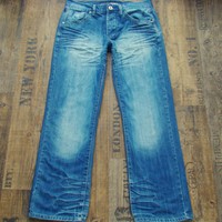 SMOG New Yorker 05-077 Jeans W31 L30 nahe NEU Herrenjeans blau gerade 31/30