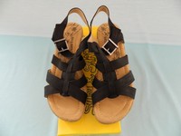 SUN & SHADOW® Damen Sandaletten Schwarz Gr. 40 NEU OVP