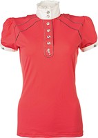 HKM Turniershirt VERONA Cavallino Marino pink/silber XS 