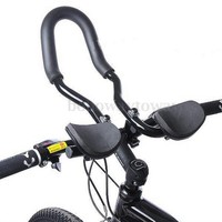 Mountainbike Rennrad Fahrrad Aerolenker Triathlon Aero Rest Lenker 22,2-25,4mm 