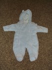 Infant Boy's Light Blue Snowsuit First Size Up To 9 Lbs. G.U.C.