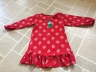 Just One You By Carter's Kid Girl Fleece Holiday Night Gown/Dress Size 4T