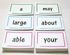 ALL DOLCH SIGHT WORD SETS -600 Dolch and Fry Sight Words Reading Flash Cards Lot