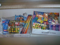 Kinder-Feuerwerk viele Teile  F10