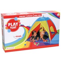 Kinder Zelt Spielzelt Iglu mit 30 Bällen Bällebad Spielhaus Gartenzelt 112x112