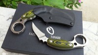 japan Karambit Kommando Messer Taschenmesser Jagdmesser  Kydexscheide d2 klinge
