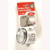 Retro Fahrradlicht Scheinwerfer Fahrrad LED Licht drahtlos Fahrradbeleuchtung 