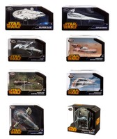 Disney - Star Wars Die Cast Deluxe Collection Millennium Falcon, Star Destroyer