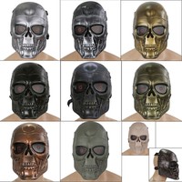 Terminator Die Erlösung Cosplay Mask Face Shield Filmrequisiten Skeleton CS Mask