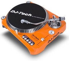 Dj Tech SL1300MK6USB-ORA Direct Drive DJ Turntable, Orange