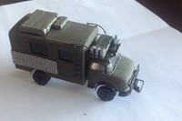 M1:87 Mercedes-Benz LA710 , Safari-LKW, 4x4 , Brekina-Umbau