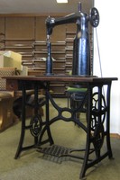 Antik MusealTHE SINGER MANFG.co Schuster Schuhmacher Ledernähmaschine TRADE MARK