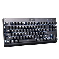 Mechanisch Gaming Tastatur Beleuchtet 87 Tasten Anti-Ghosting Blue Switches