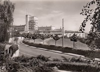 Ansichtskarte - Stuttgart / Weißenhofsiedlung m. Höhenrestaurant Schönblick