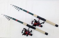 2x Angelset Angel Angelrute 3,60 m H + 2x Angelrolle FX500