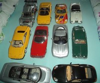 1/18  Modell-Auto-Sammlung (10 Stück)  Mercedes, Porsche, Ferrari , Jaguar...usw