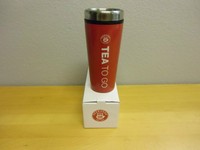 WMF Teekanne Teebecher Thermobecher Isolierbecher Becher Tea to go rot 450 ml