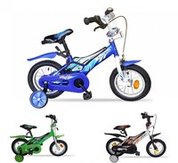 12" ZOLL KINDERFAHRRAD KINDERRAD KINDER FAHRRAD RAD JUNGEN MOTORRAD-OPTIK BLAU 