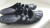 Comma Damen Schuhe Pantoletten Pumps Gr. 37