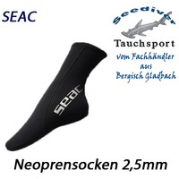 SEAC SCUBA CALZARI STANDARD NEOPRENSOCKEN 2,5 MM Gr.XS
