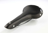 Gyes Leder Sattel GS-06, swallow, schwarz, Kernleder, crmo Gestell, Top Qualität