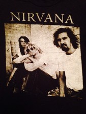 Nirvana Tshirt Black Retro Soundgarden Mudhoney Metal Punk Rocker Black Grunge