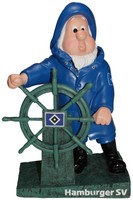 HSV Hamburger SV Gartenzwerg "Steuerrad" klein FANARTIKEL