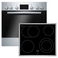 Bosch HND22AS50 Set Herdset Einbauherd + Ceranfeld Kochfeld Glaskeramik 60cm 