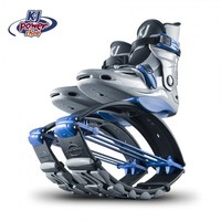 Orginal Kangoo Jumps POWER SHOE (KINDERSCHUHE!) Silver/Blue Größe S (36-38,5)