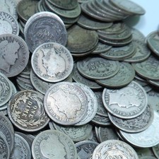 50 Barber Dimes *Random Date/Mint* / 1 Roll - 50 Coins / 1800's+1900s's+ Bonus