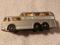 Greyhound Bus Lesney Matchbox Series No 66 Coach silberfarben
