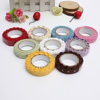 Gewebe Spitze Rollen DIY Washi Dekorative Sticky Band Masking Tape selbstklebend