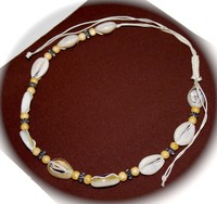  Halskette Muschelkette Kaurimuscheln Muschel Surfer Kette Skater Beach Sommer