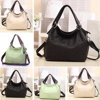 Neu Damen Ledertasche Handtaschen-Schulter-Tasche Messenger Umhängetasche