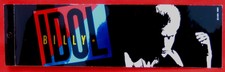 Billy Idol 1984 mirrored bumper sticker unused & mint Very Rare Item