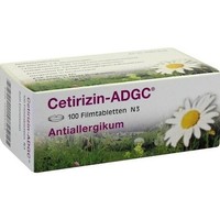 CETIRIZIN ADGC Filmtabletten 100St Filmtabletten PZN 2663704