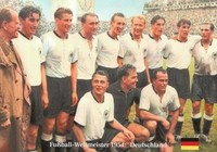 Fußball Weltmeister 1954 - DEUTSCHLAND Das Team + BigCard #106 + Wunder von Bern