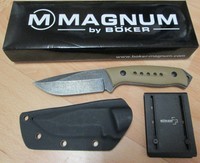 Böker Magnum Sierra Foxtrott II Messer Gürtelmesser Jagdmesser + Scheide 02SC157