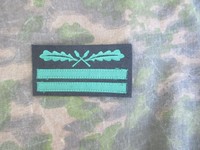 WH WXX Ärmelabzeichen Dienstrang Tarnbekleidung Patch ObStuf Wehrmacht WK2 WWII
