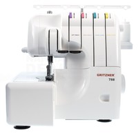 Gritzner 788 Overlock + 5 Sondernähfüße und Abfallbehälter 