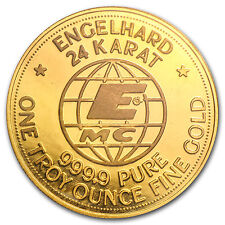 1 oz Engelhard Prospector Gold Round - Prooflike Gold Round - Sku #12086