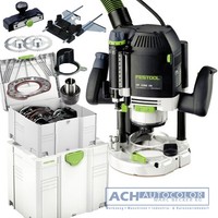 Festool Oberfräse OF 2200 EB Set 574392 +SYSTAINER 4 T-LOC und SYSTAINER-Zubehör