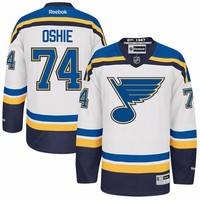 NHL Eishockey Premier Trikot/Jersey ST. LOUIS BLUES TJ Oshie #74 white