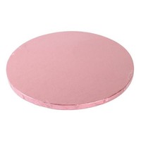 Funcakes Kuchenboard -RUND- 1 cm Hoch- Ø 25 cm - Pink
