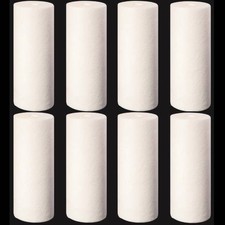 4.5" x 10" Big Blue Sediment Water Filters (5 Micron) 8 Whole House Cardridges