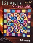 Judy Niemeyer ISLAND SUNRISE Foundation Paper Pieced Quilt Pattern 56" x 56"